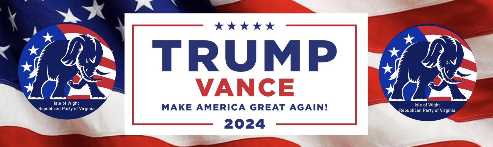 Trump Vance Banner